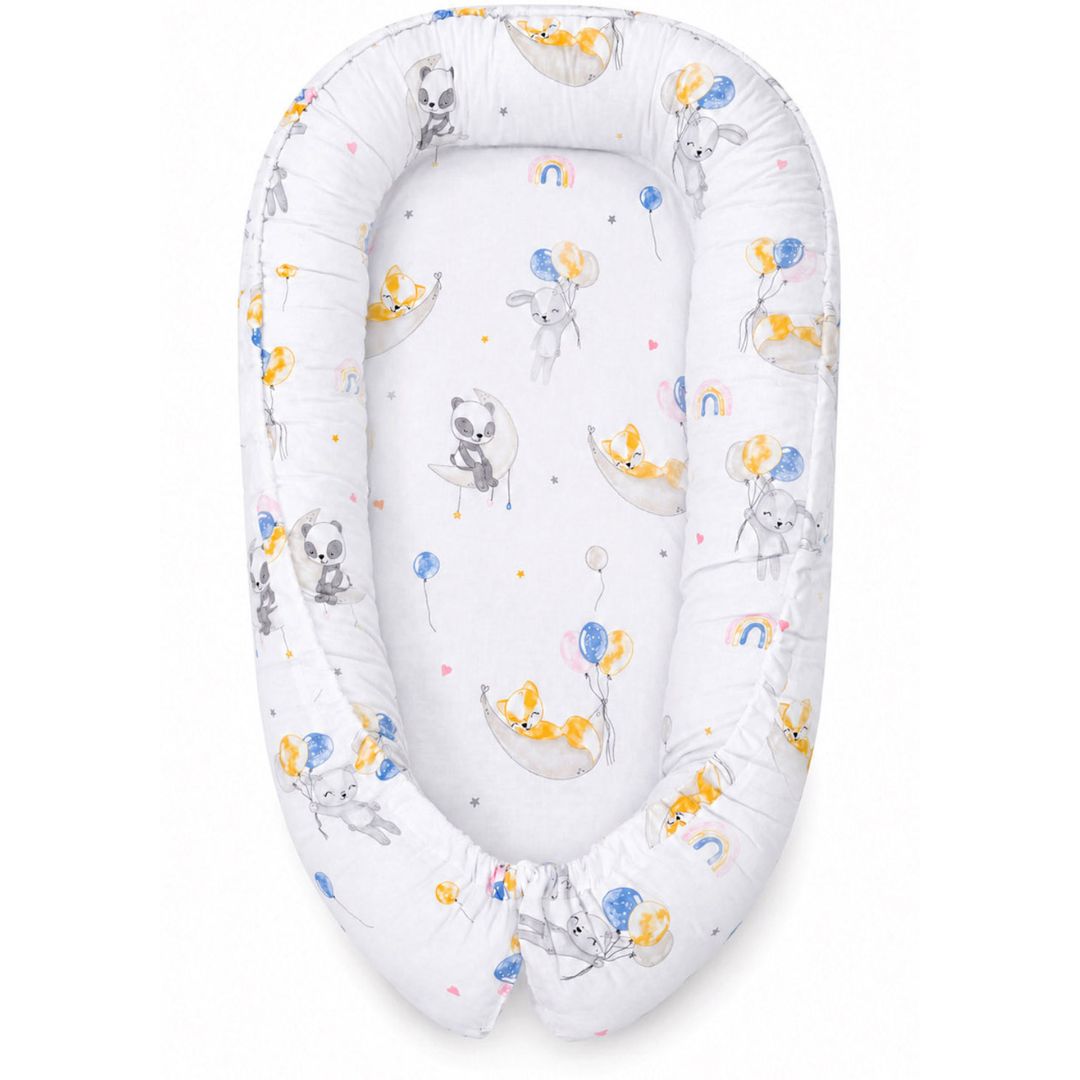 Babynest – Wendbares Babynestchen mit verschiedenen Mustern