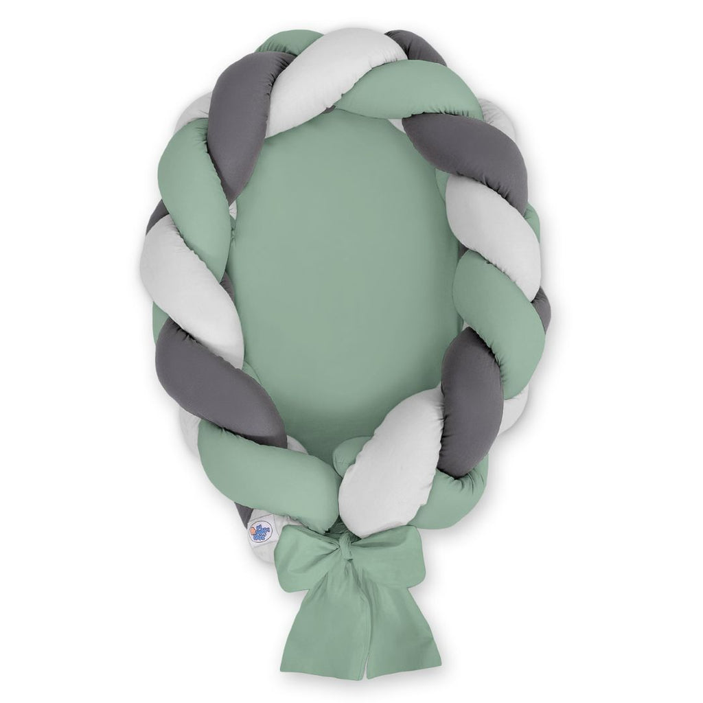 Babynest 2-in-1 – Geflochtene Designs