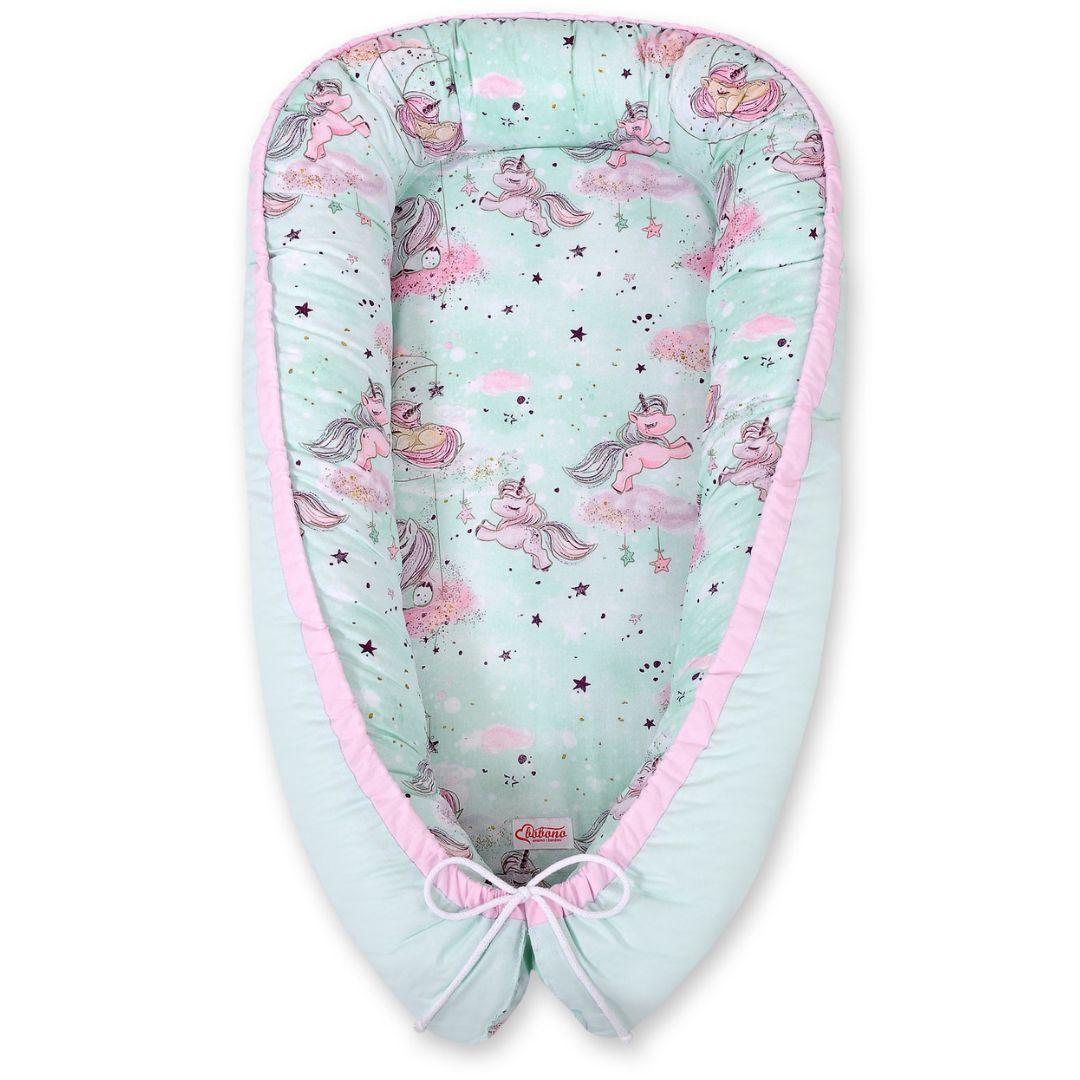 Babynest – Wendbares Babynestchen mit besonderen Mustern