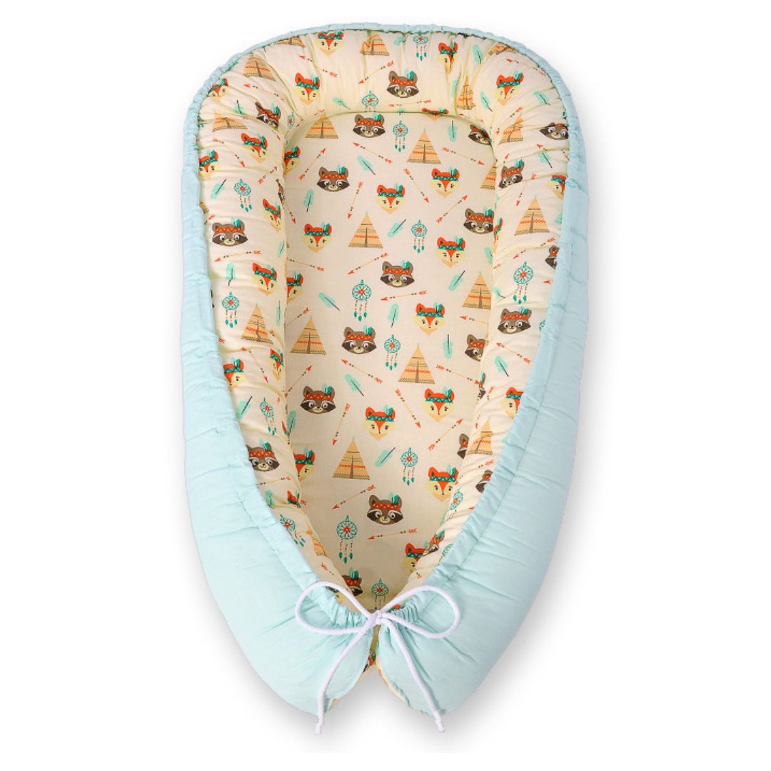 Babynest – Wendbares Babynestchen mit verschiedenen Mustern