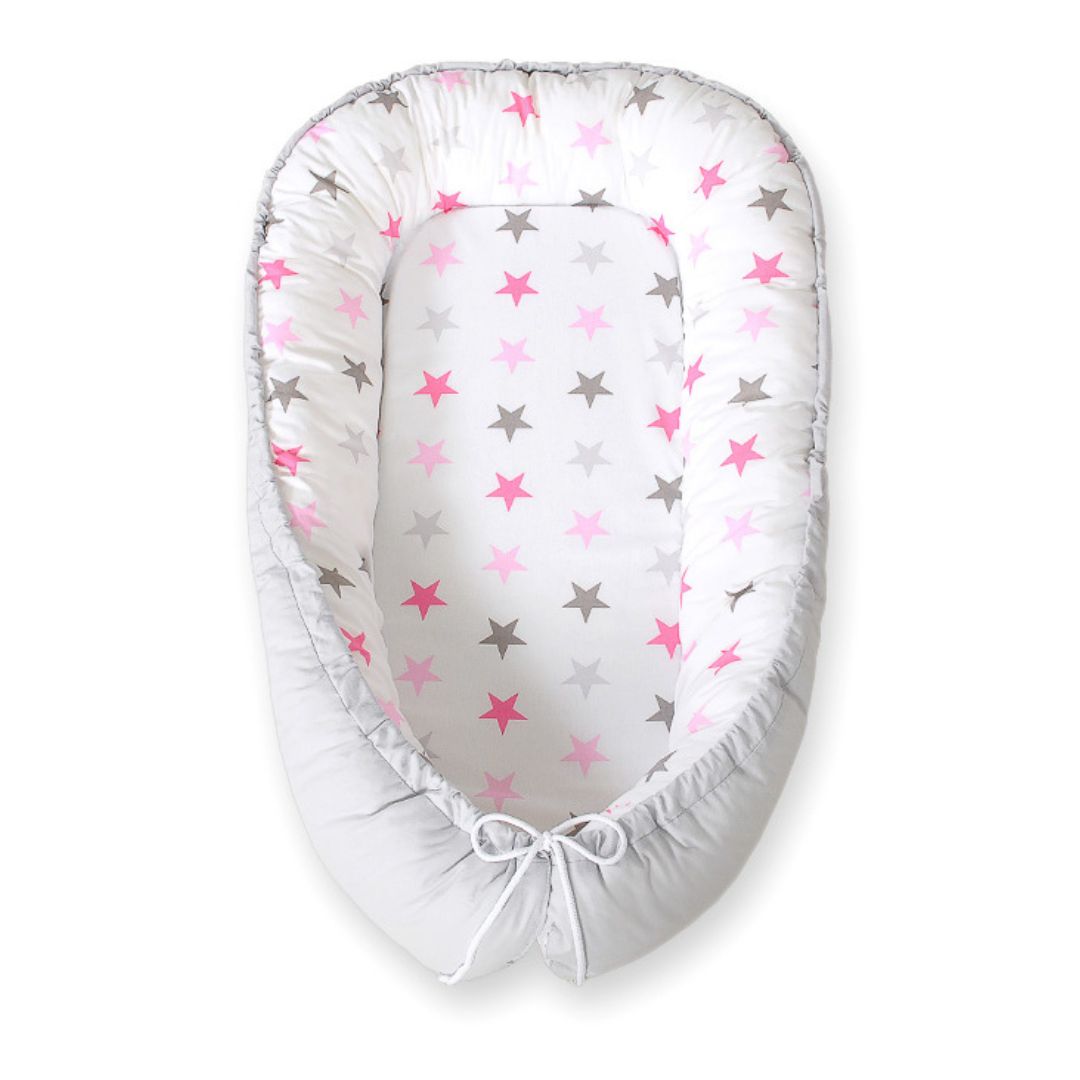 Babynest – Wendbares Babynestchen mit verschiedenen Mustern