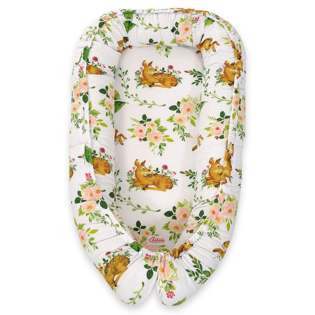 Babynest – Wendbares Babynestchen mit besonderen Mustern