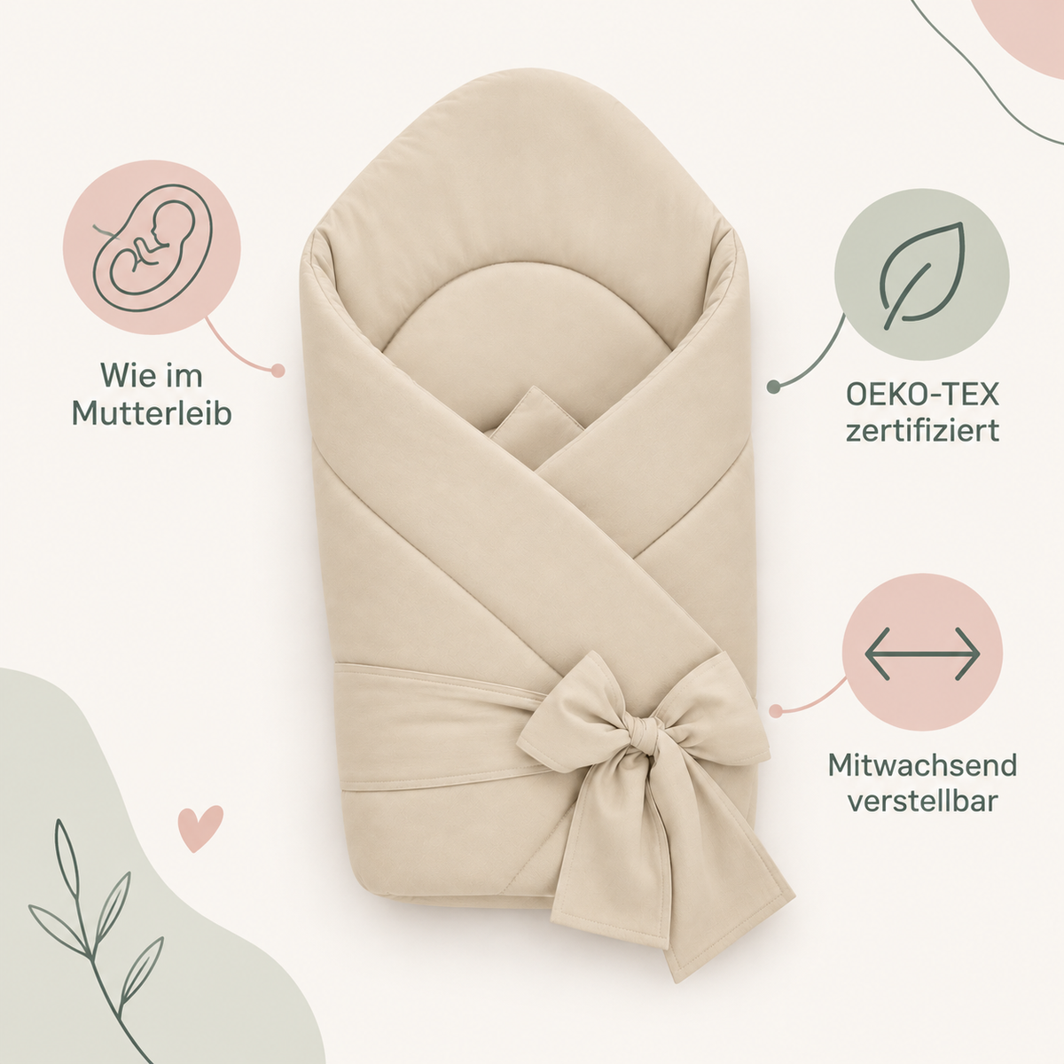 Pucksack mit Schleife – Verschiedene Designs