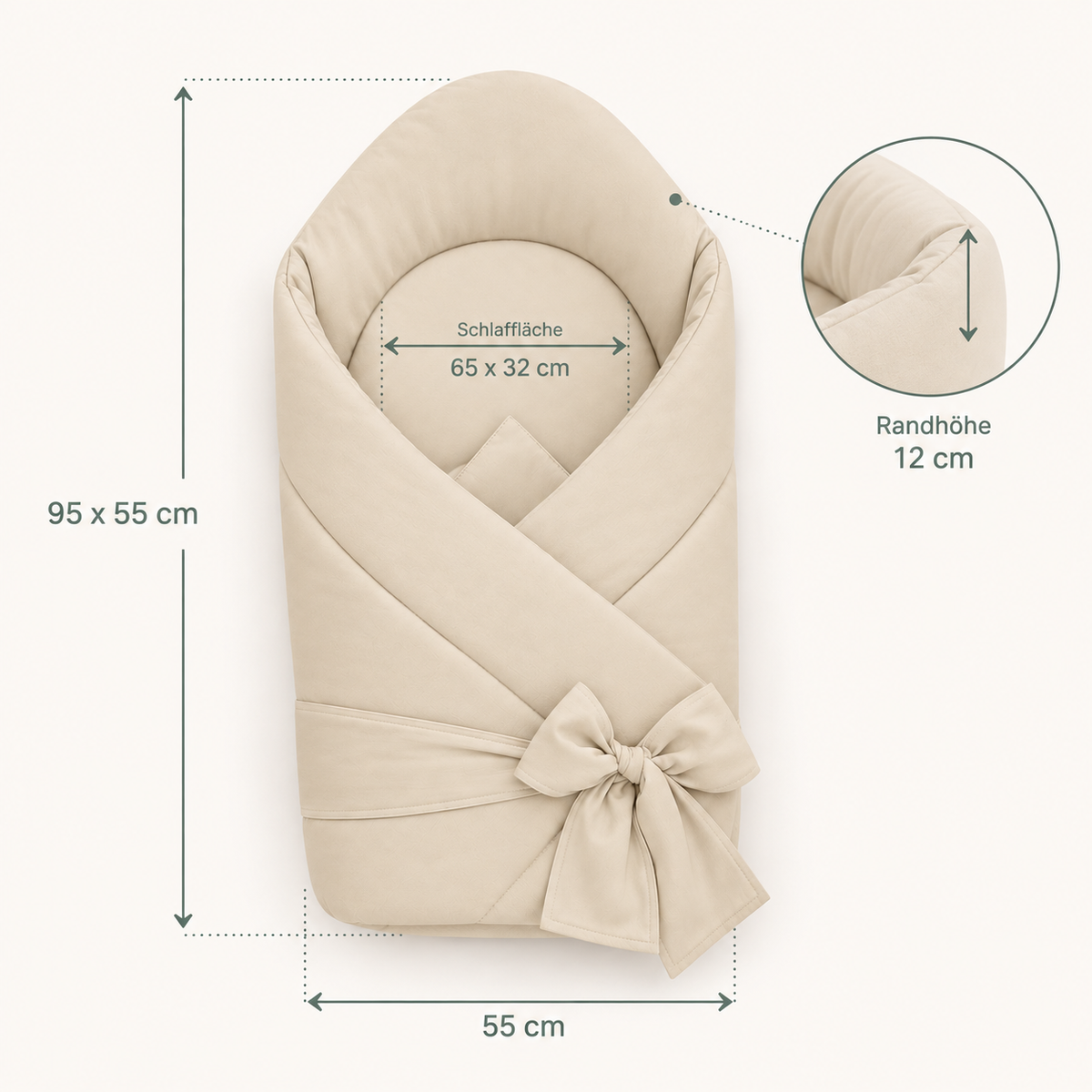 Pucksack mit Schleife – Verschiedene Designs