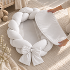 Babynest mit Bettrand – 2-in-1 Nestchen & Bettumrandung
