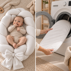 Babynest mit Bettrand – 2-in-1 Nestchen & Bettumrandung
