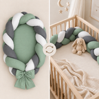 Babynest 2-in-1 – Geflochtene Designs