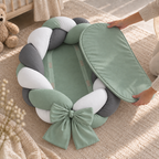 Babynest 2-in-1 – Geflochtene Designs