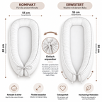 Babynest – Wendbares Babynestchen für Babys