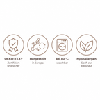 Babynest – Wendbares Babynestchen mit verschiedenen Mustern