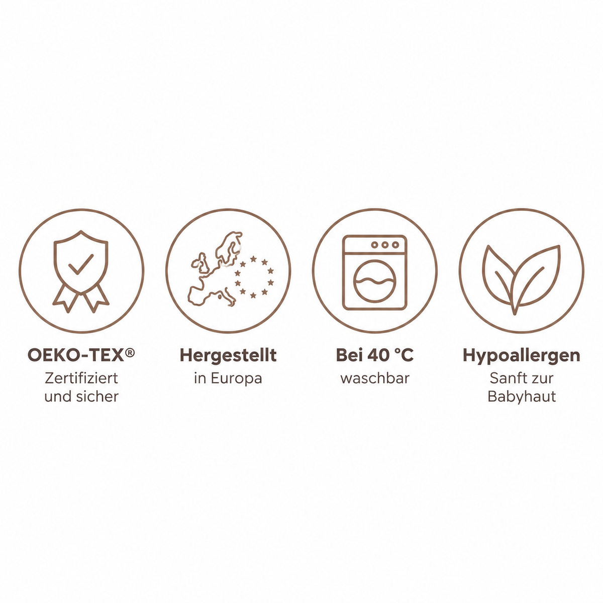 Babynest – Wendbares Babynestchen mit Muster