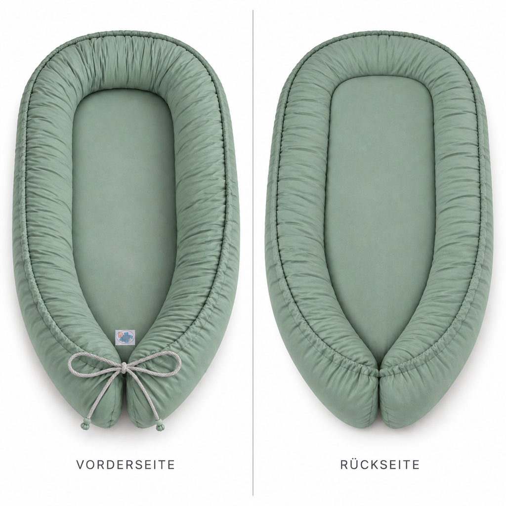 Babynest – Wendbares Babynestchen in Pastellfarben