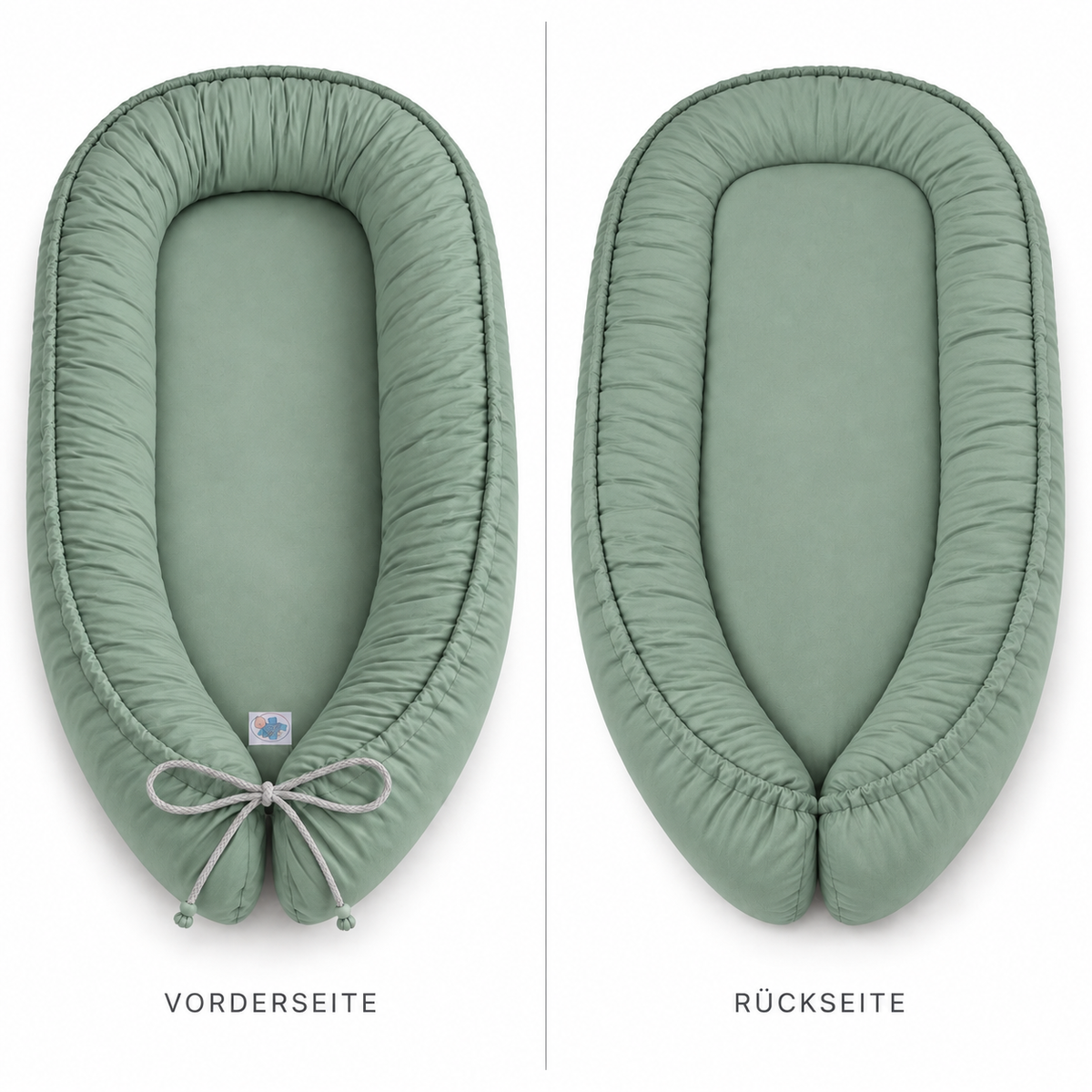 Babynest – Wendbares Babynestchen in Pastellfarben