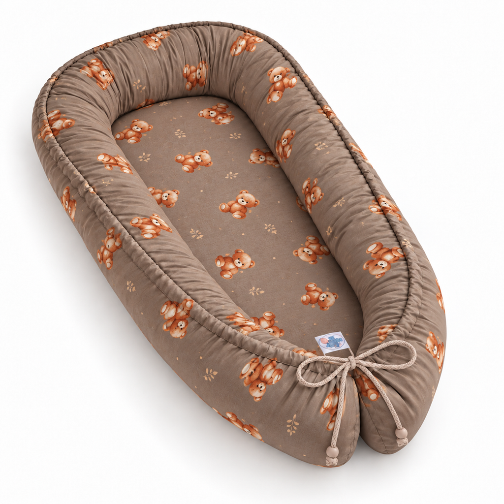 Babynest – Wendbares Babynestchen mit Muster
