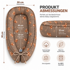 Babynest – Wendbares Babynestchen mit Muster