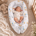 Babynest – Wendbares Babynestchen mit verschiedenen Mustern