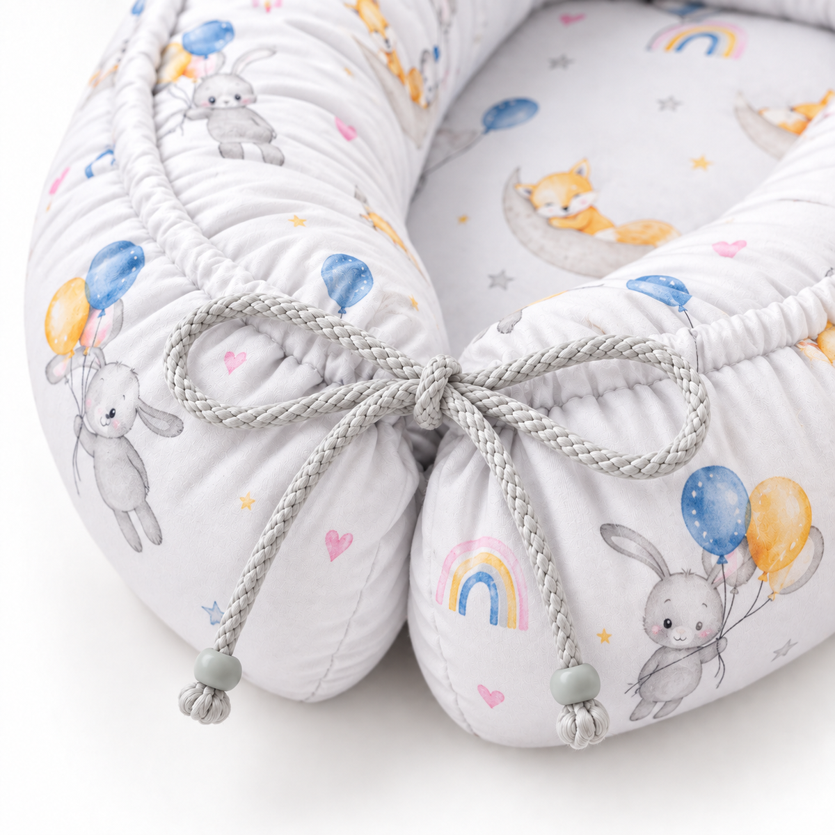 Babynest – Wendbares Babynestchen mit verschiedenen Mustern