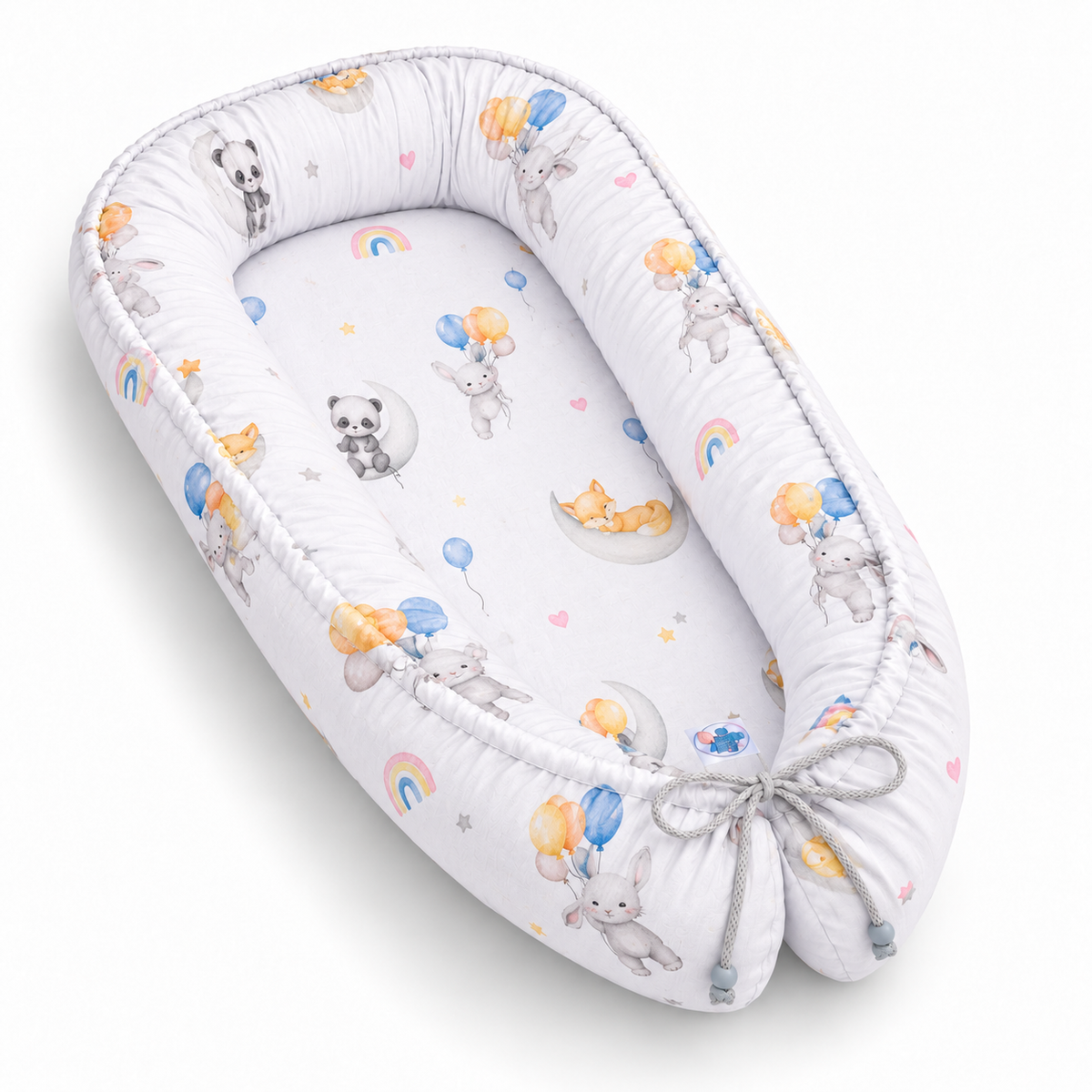 Babynest – Wendbares Babynestchen mit verschiedenen Mustern