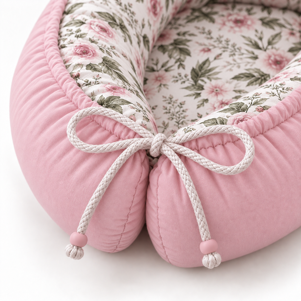 Babynest – Wendbares Babynestchen mit besonderen Mustern