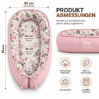 Babynest – Wendbares Babynestchen mit besonderen Mustern