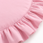 Spielmatte Baby – Runde Krabbelmatte mit Rüschen