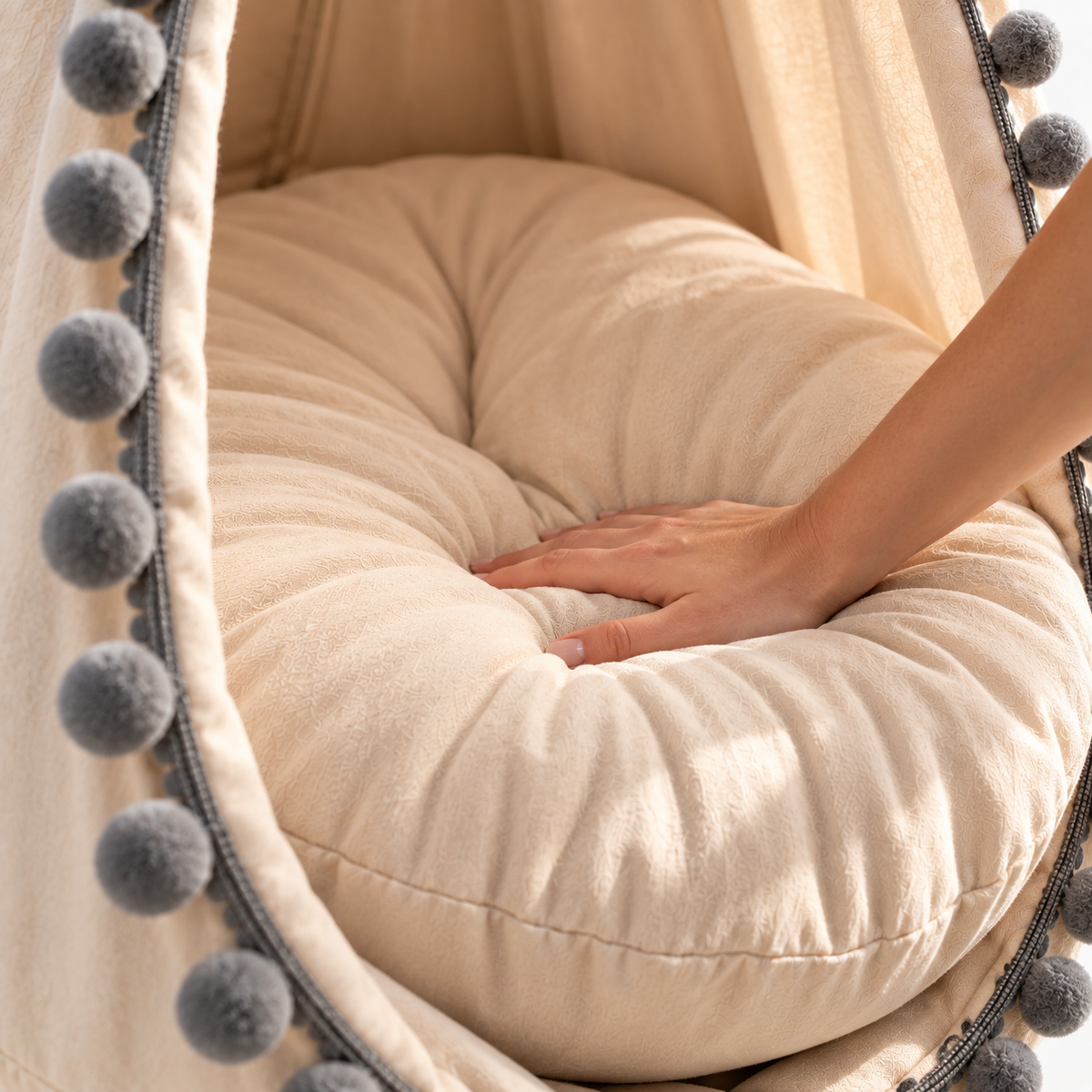 Federwiege Baby – Hängende Babyhängematte