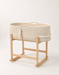 Moseskorb Baby – Babywiege mit Schaukelständer aus Baumwolle