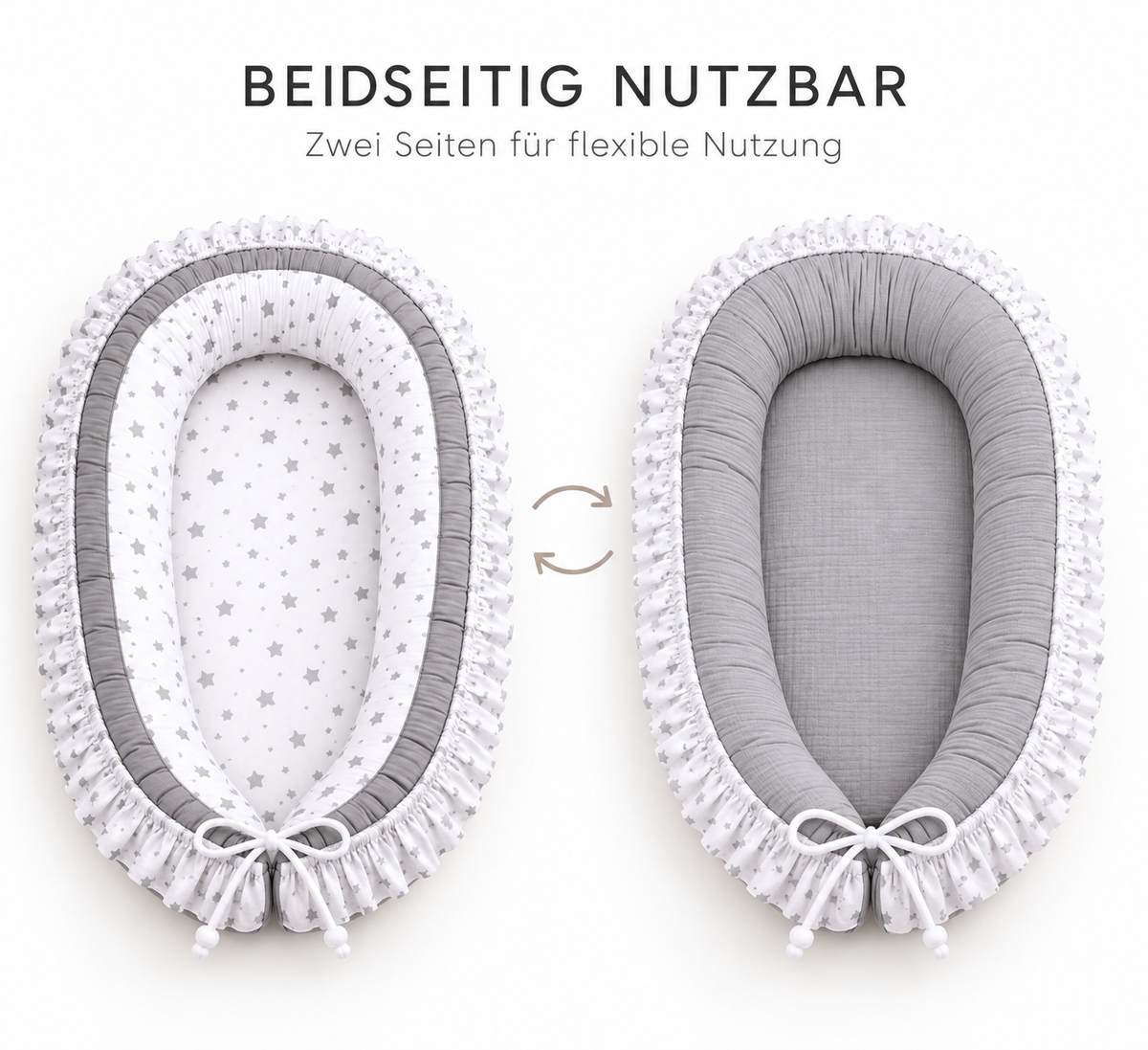 Babynestchen mit Rüschen – Verschiedene Designs