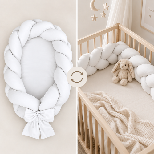 Babynest mit Bettrand – 2-in-1 Nestchen & Bettumrandung