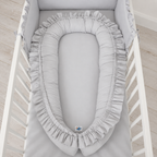 Babynestchen mit Rüschen – Klassische Farbtöne